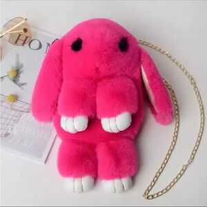 NEW Plush Rabbit Shoulder Bag Crossbody